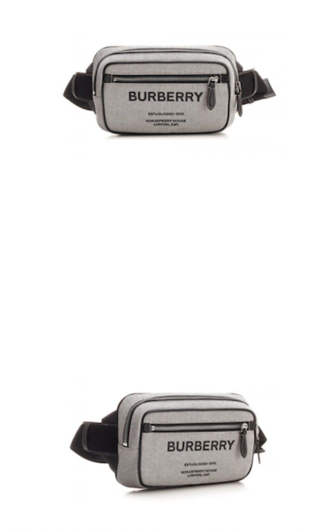 Burberry Canvas Belt Bag - Gray SKU: One Size