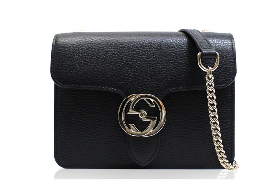 Gucci Interlocking GG Chain Cross Shoulder Bag 510304
