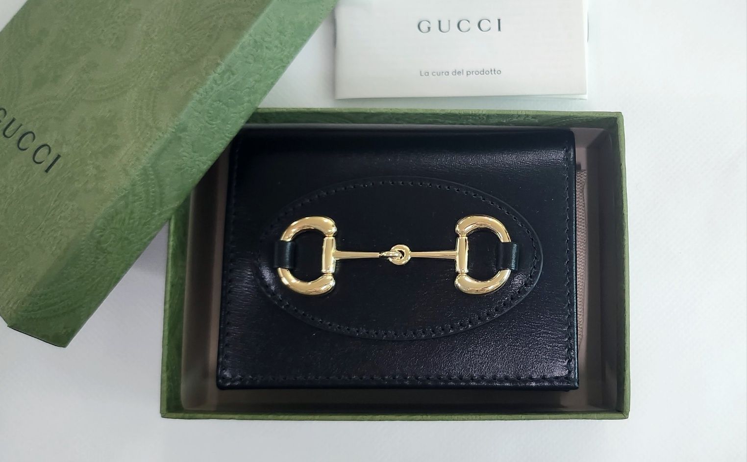 Gucci Black Card Wallet 1955 621887