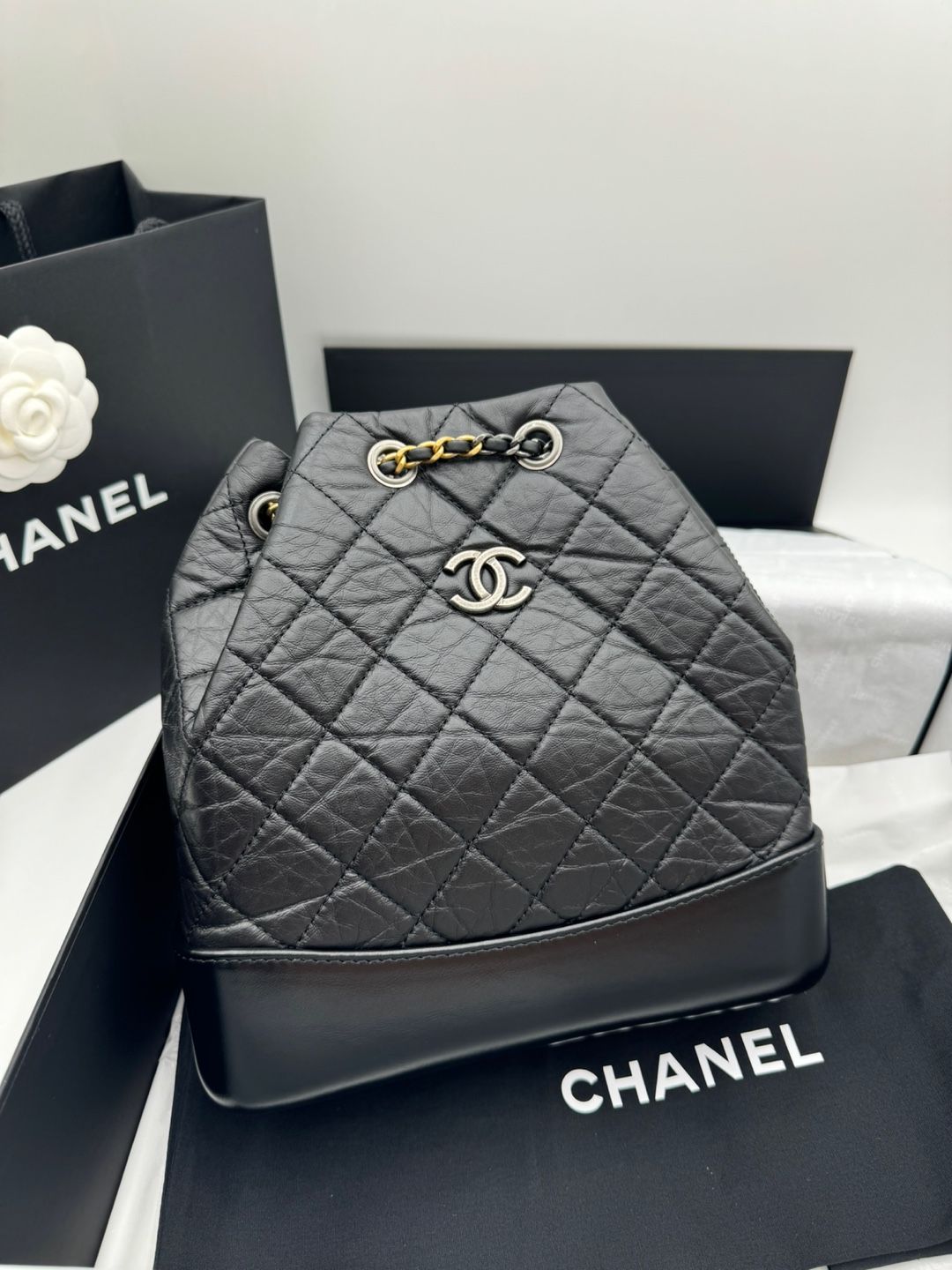 CHANEL Small Backpack Black A94485