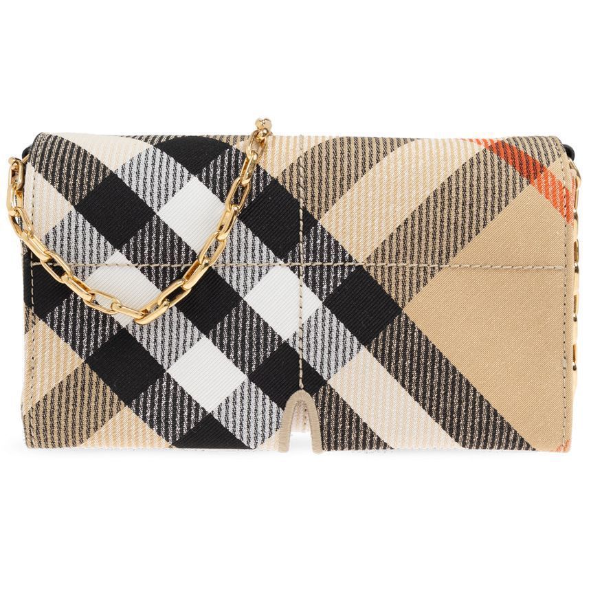 Burberry Jacquard Mini Chain Bag Sand 8103697