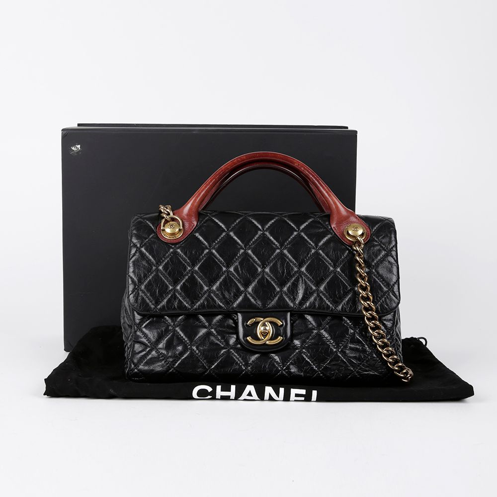 CHANEL Castle Rock Tote Shoulder Bag A67801