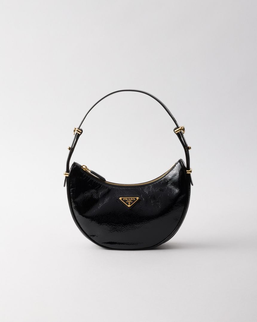 Prada Patent Leather Shoulder Bag 1BC194 2DNT F0002