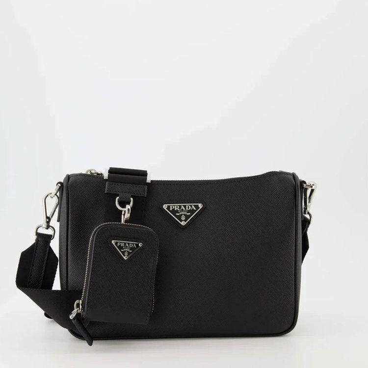 Prada Sofiano Leather Shoulder Bag 2VH113