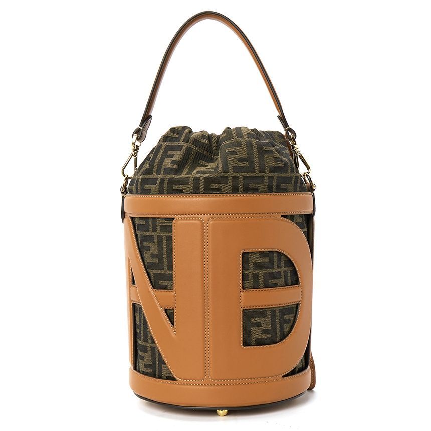 Fendi Medium Bucket Bag with Step Out Design (Product Number: 8BT364 APES F1LEN)