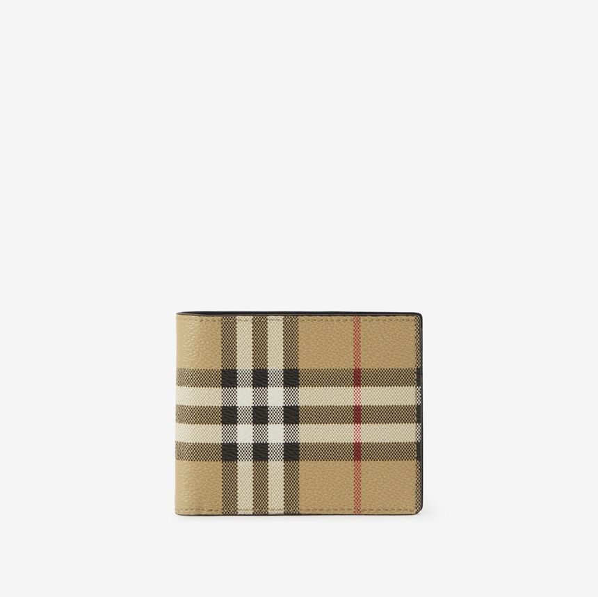Burberry Slim Checkered Half Wallet 8084172