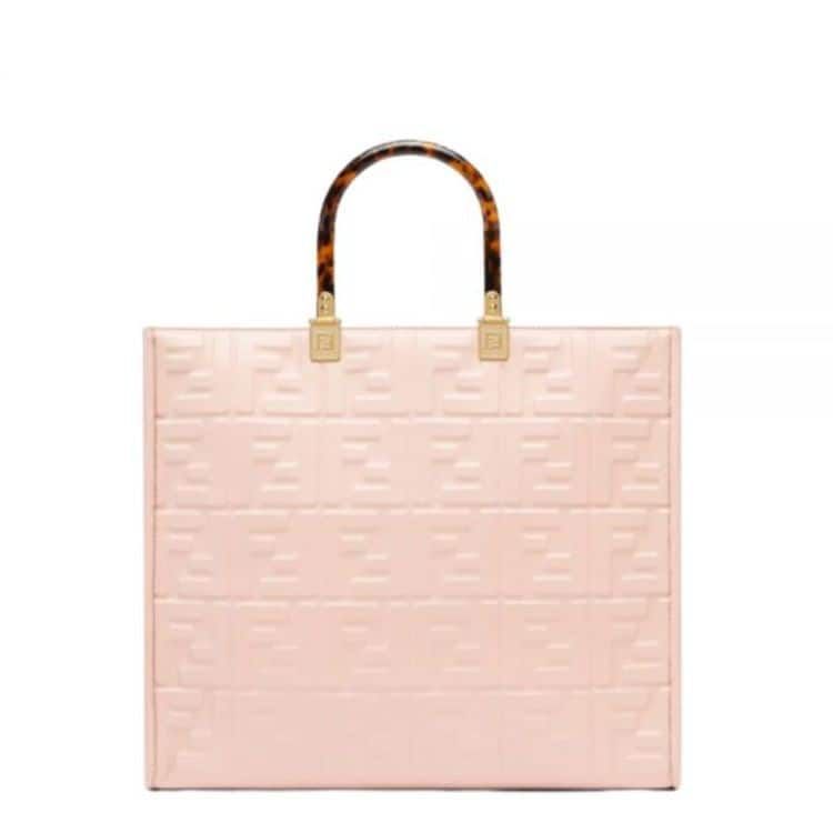 Fendi Medium Leather Shopper Bag 8BH386 AMCV F0J2F