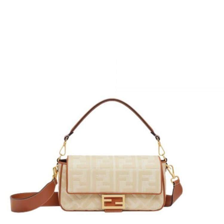 Fendi Raffia Baguette Bag 8BR600 AP4M F1LMP