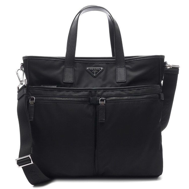 Prada Nylon and Saffiano Leather Tote Bag 2DMH (2VG860)