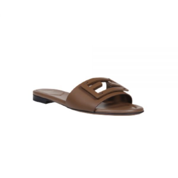Fendi Leather Slides with Baguette Design 8R8136 AE7T F054Y