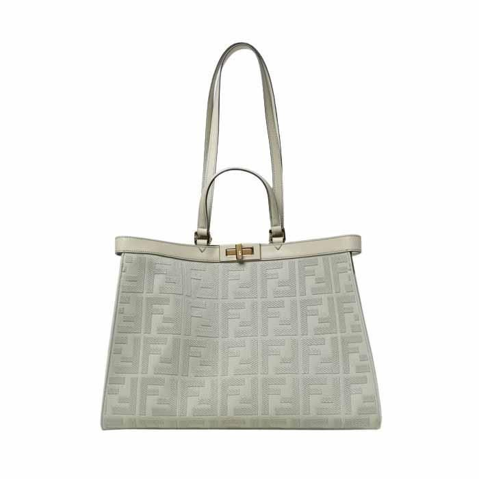 Fendi Medium Fabric Shopper Bag X Tote 8BH374 A9P6 F1K3B