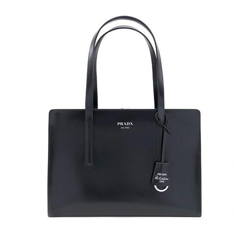 Prada 1995 Medium Brushed Leather Handbag 1BA350 ZO6 F0002