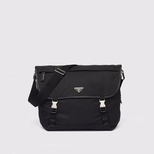 Prada Nylon Saffiano Leather Shoulder Bag 2VD052 2DMG F0002