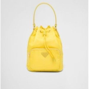 Prada Nylon Bucket Bag DUET Rina 1BH038 UOO RV44 F0322