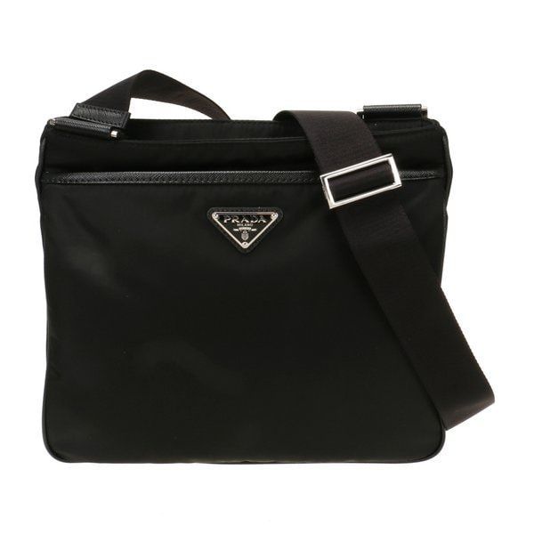 Prada Saffiano Nylon Shoulder Bag 2VH118 2DMH F0002