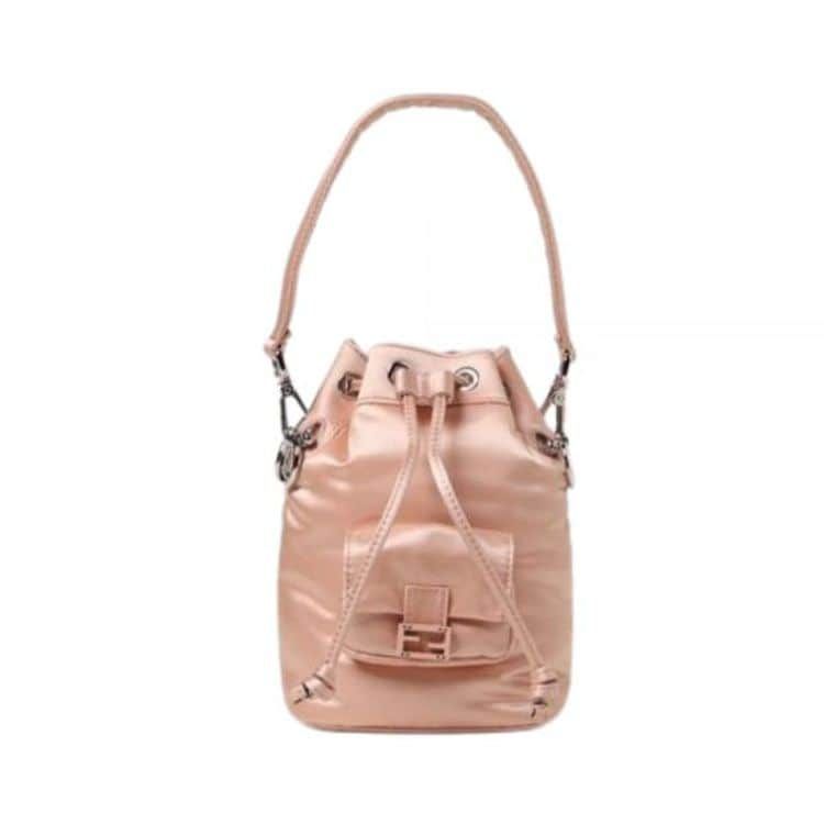 Fendi Mini Nylon Bucket Bag with SKU 8BS010 A0W4 F0N1Q