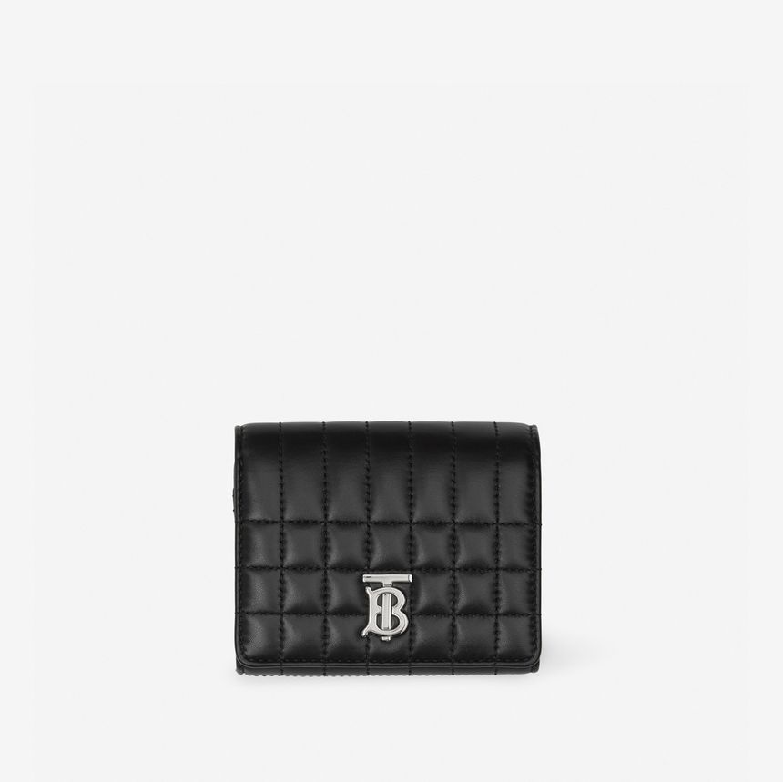 Burberry Quilting Leather Small Rolla Half Wallet with SKU 8064823