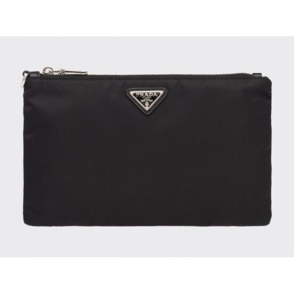 Prada Triangle Logo Clutch Bag 2NH004 2DMH F0002
