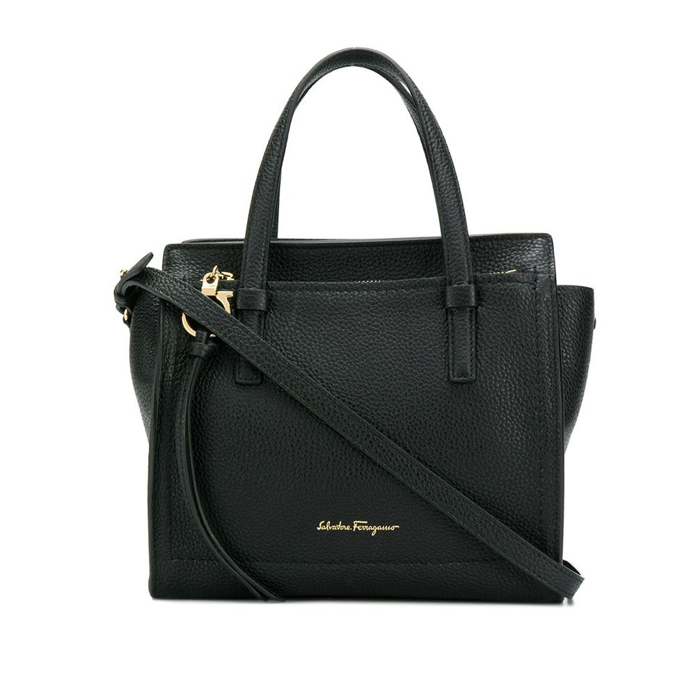 Salvatore Ferragamo Black Tote/Shoulder Bag 21-F478 0720533