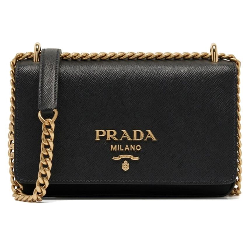 Prada Chain Shoulder Bag with Logo Embellishment 1BD009 ZMY F0632
