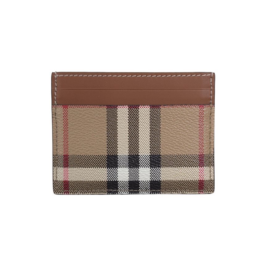 Burberry Check Print Card Wallet 8070418 A7026
