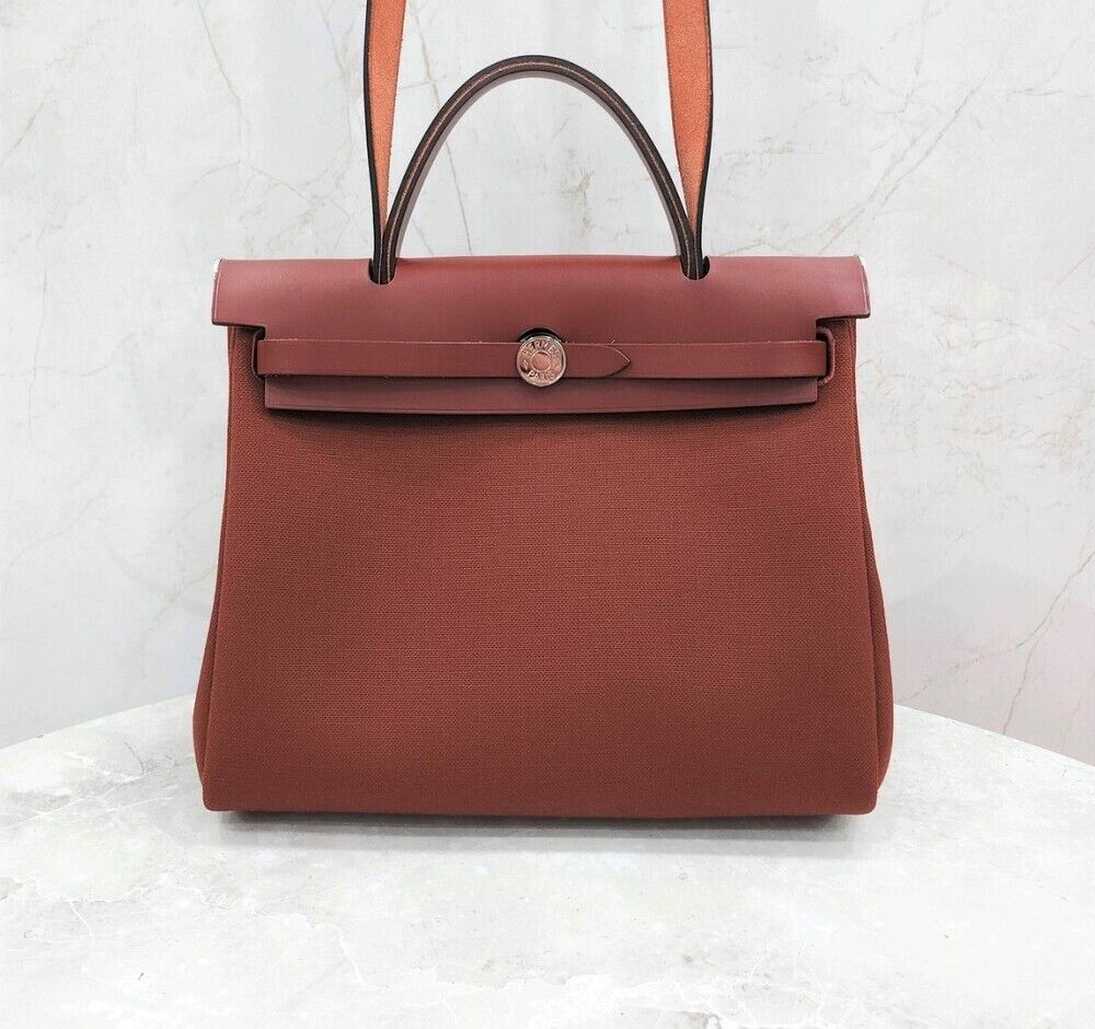 Hermes New Arrivals Erbak House 31 Canvas Loose Ash Gray SKU123