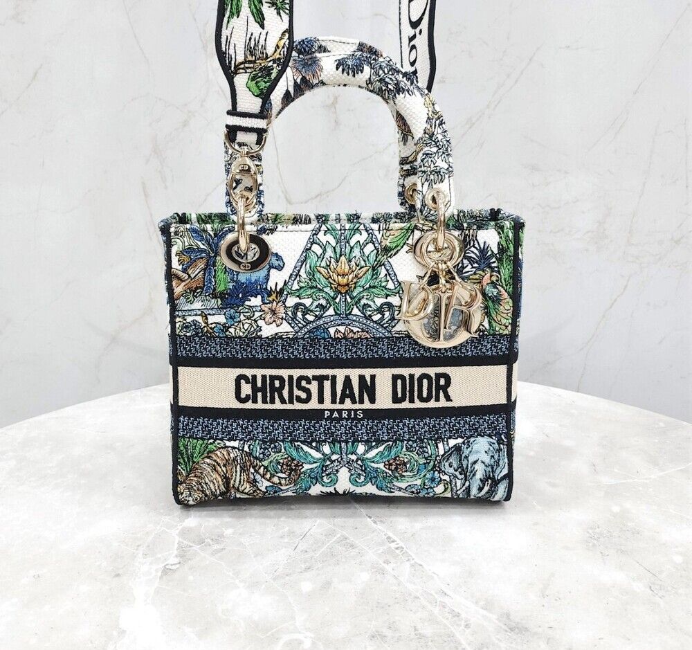 Dior Embroidered Lady Delight Bag Medium SKU123