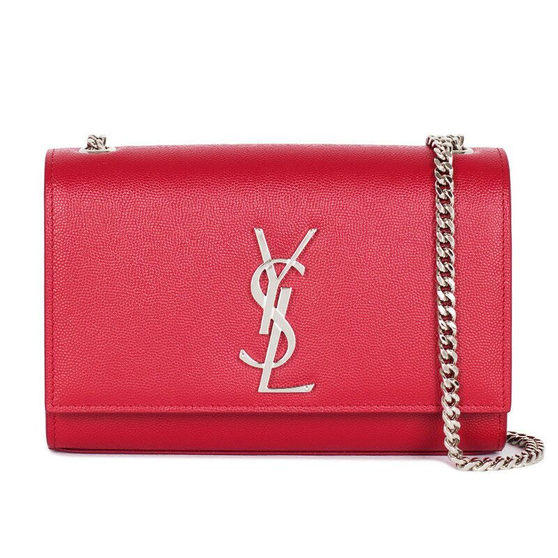 Saint Laurent Monogram Kate Satchel Bag - Red 469390 BOW0N 6327