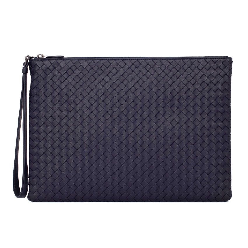 Bottega Veneta Napa Clutch 442242 V001O 4014 Navy