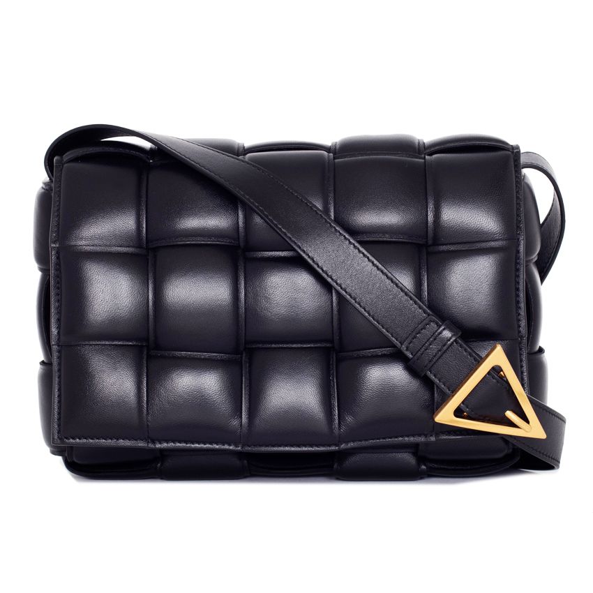 Bottega Veneta Padded Cassette Bag 591970 VCQR1 8425 Black