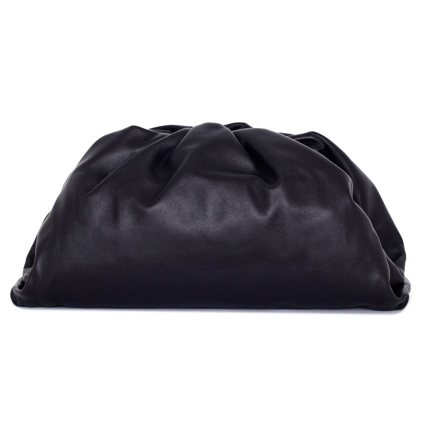 Bottega Veneta Dumpling Bag Clutch - Black 576227 VCP40
