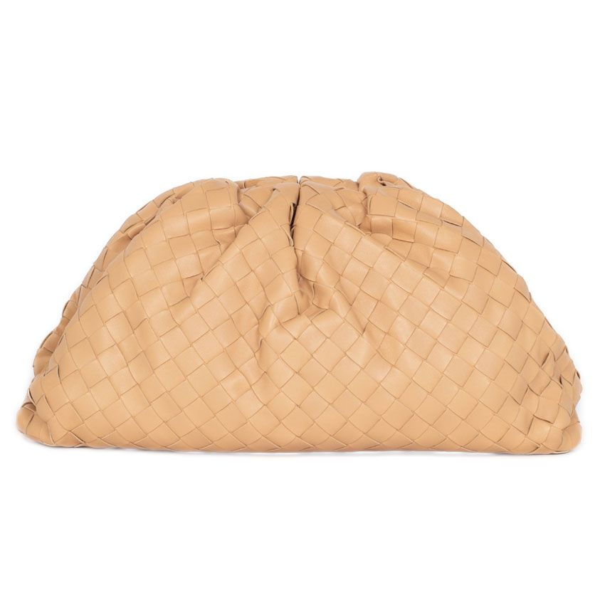 Bottega Veneta Workmanship Dumpling Clutch 576175 VCPP0 2700 Beige