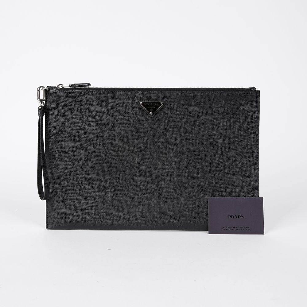Prada Triangle Logo Clutch 2NH001