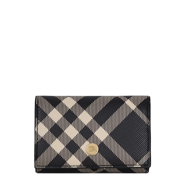 Burberry Compact Black Check Wallet 8095292