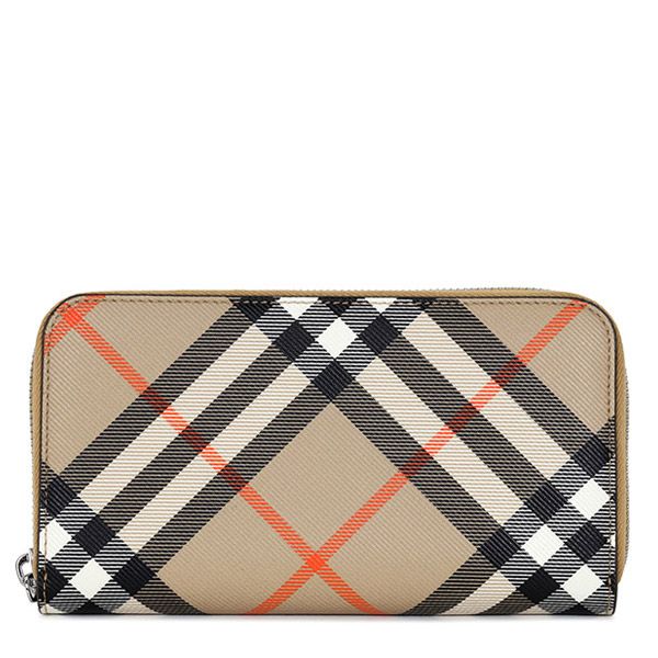 Burberry Sand Check Zip Wallet 8091923 | 24FW