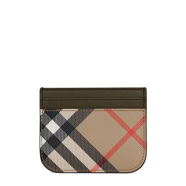 Burberry Sand Check Card Wallet | 8092722