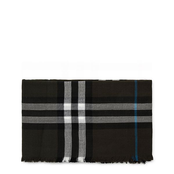 Burberry Check Wool Scarf 8090728 SNUG 00095