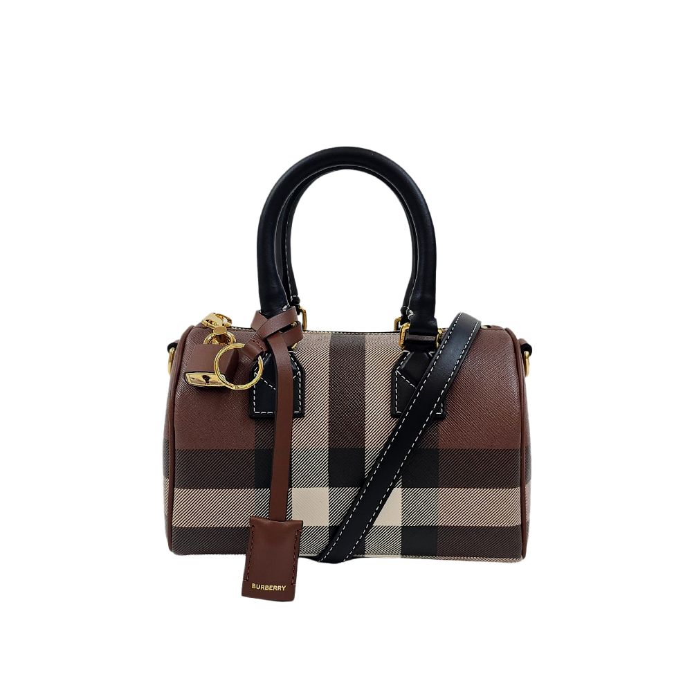 Burberry Check Mini Bowling Bag 8069663 A9011