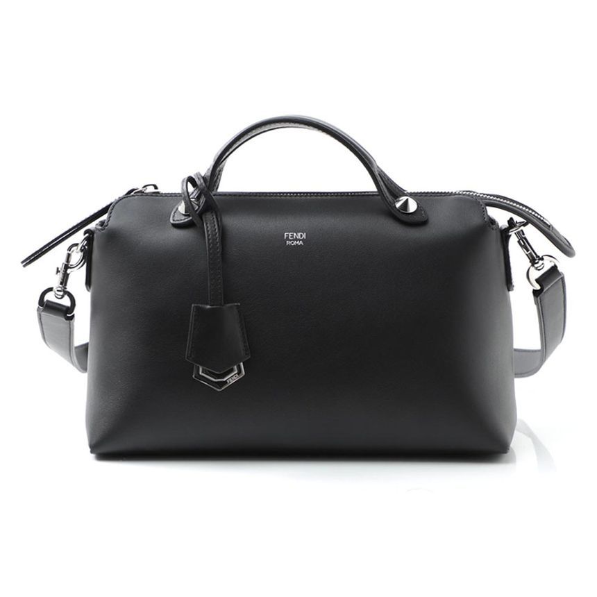 Fendi Medium Tote Shoulder Bag Black 8BL146 1D5 F0GXN