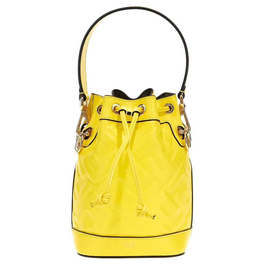 Fendi Mini Bucket Bag Yellow 8BS093 SKU
