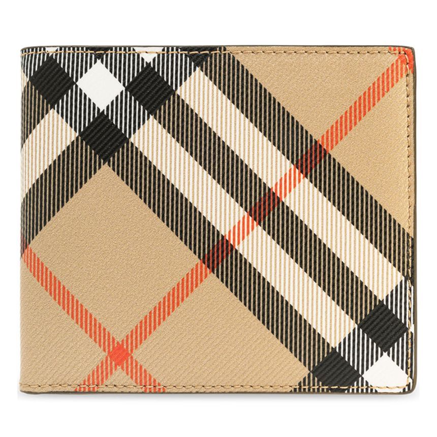 Burberry Vintage Check Bi-fold Wallet Sand 8091926