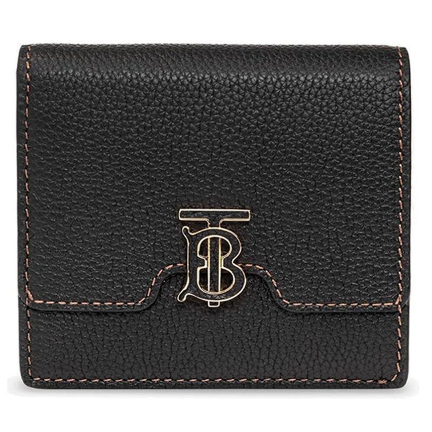 Burberry Gray TB Wallet Black 8062347