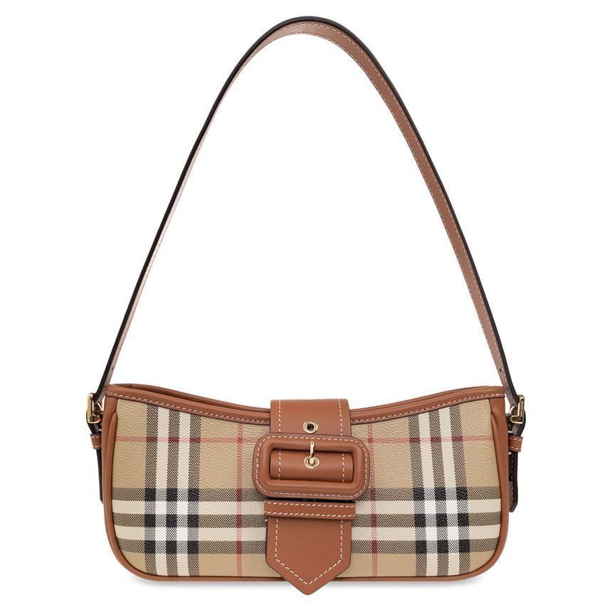 Burberry Vintage Check Shoulder Bag - Briar Brown 8070563