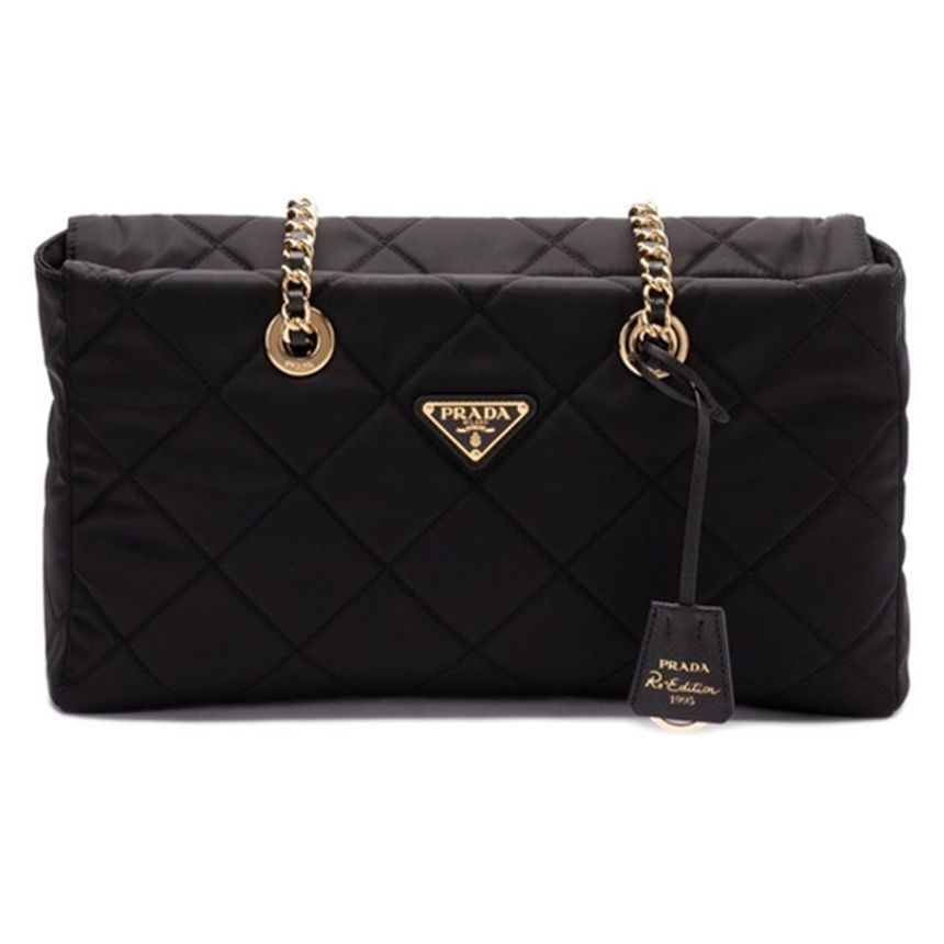 Prada 1955 Chain Shoulder Bag Black 1BG551 2AOS F0002