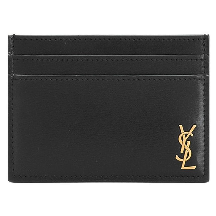 Saint Laurent Monogram Card Wallet Black 607603 02G0W 1000