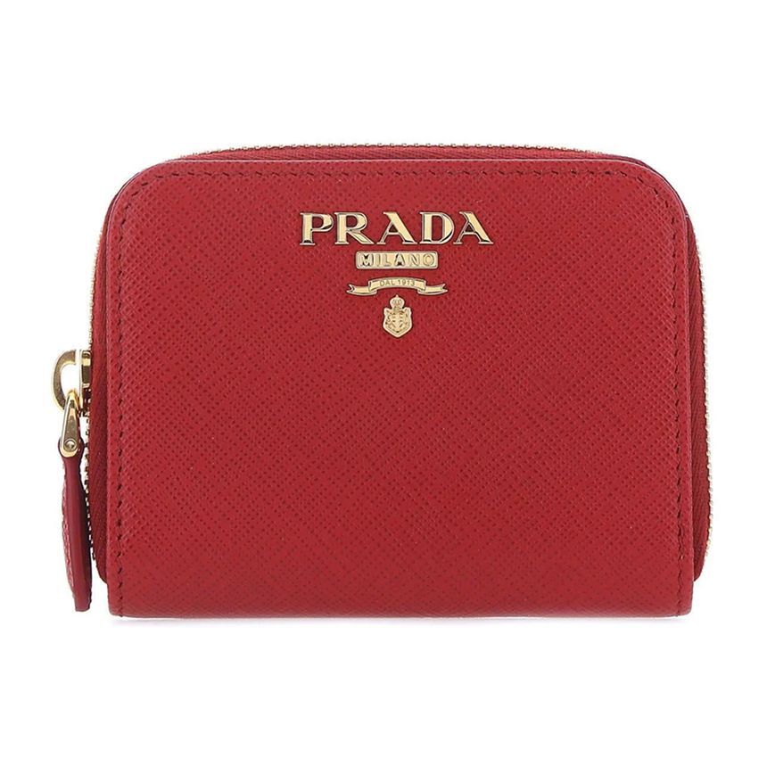 Prada Coin Wallet Red 1MM268 QWA F068Z