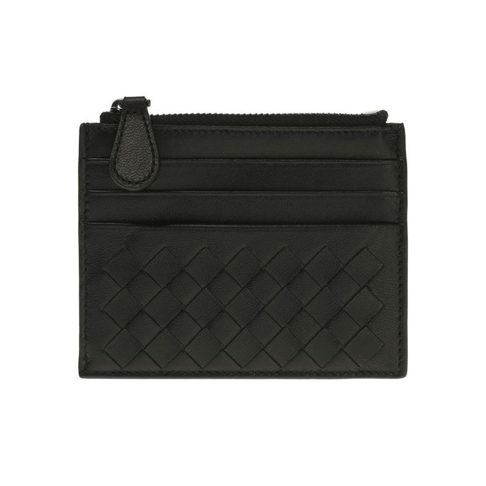 Bottega Veneta Weaving Card Wallet Black 367004 V001N 1000