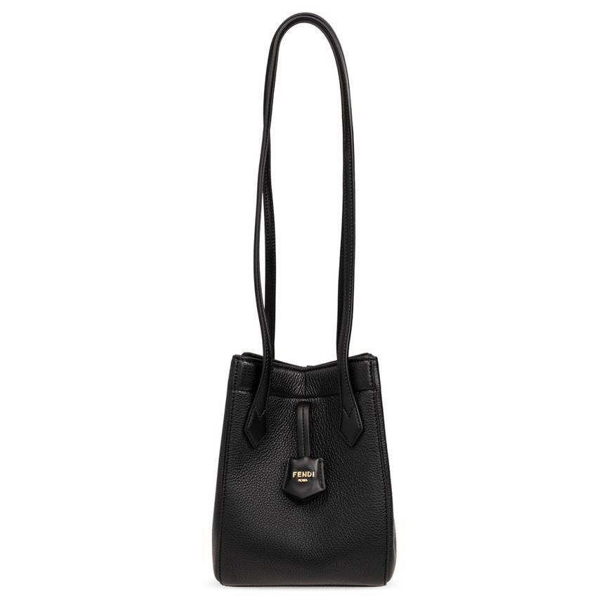 Fendi Origami Mini Shoulder Bag Black 8BS083 APZA F0KUR