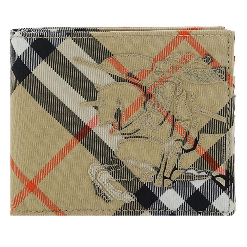 Burberry Knight Logo Bifold Wallet Sand 8097588