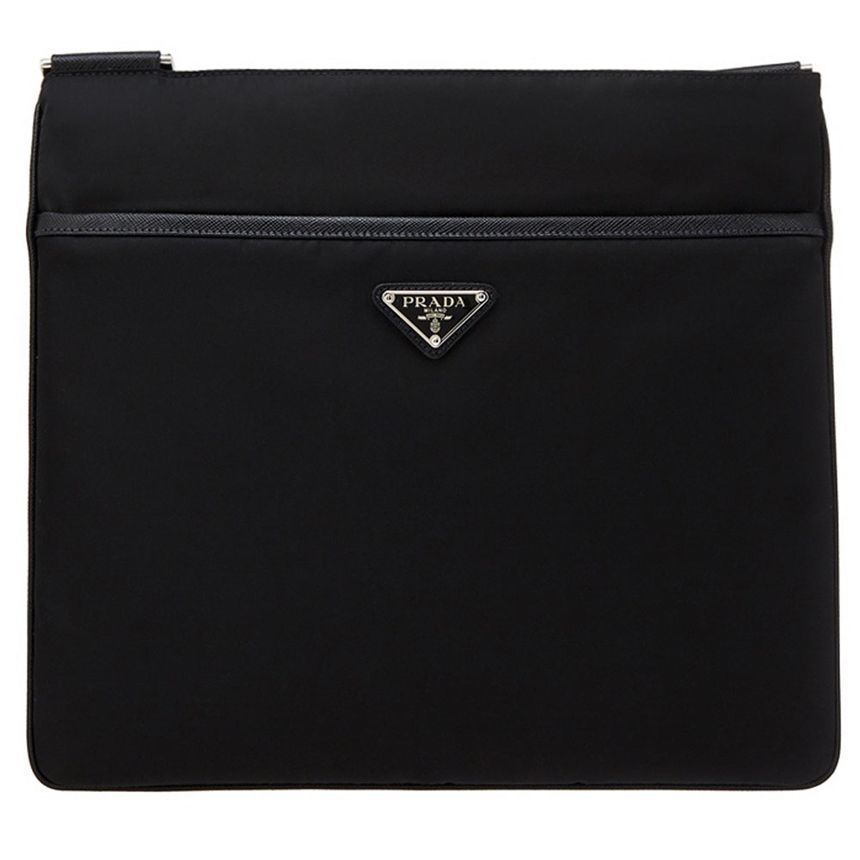 Prada Nylon Crossbody Bag Black 2VH118 2DMH F0002